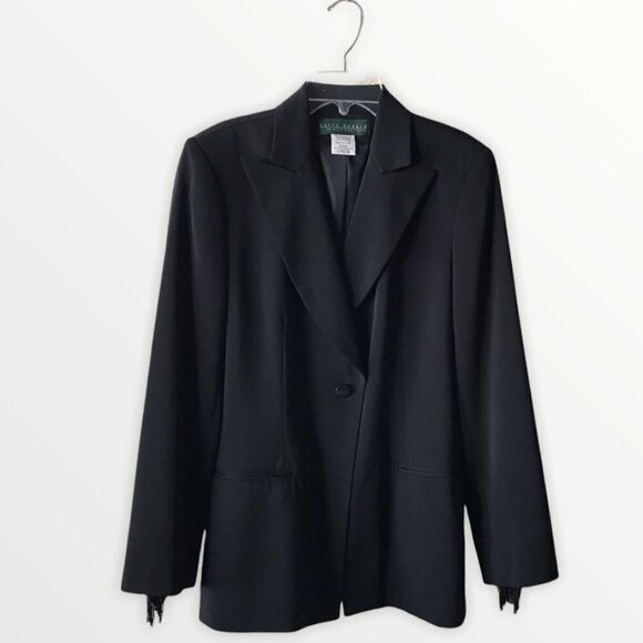 Harve Benard Jacket with Fringe in the cuffs - Picture 1 of 6